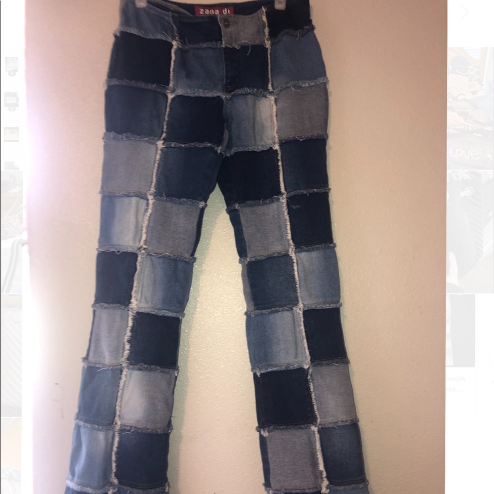 Zana di vintage patch work  jeans size 9